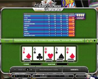 Aces and Faces Poker бесплатно играть