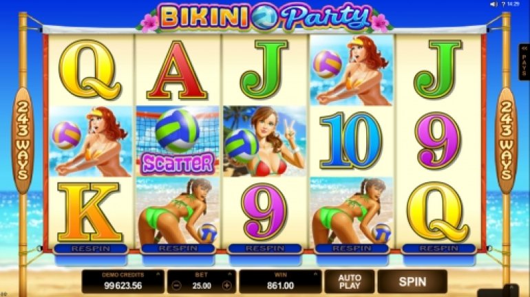 игровой автомат Bikini Party