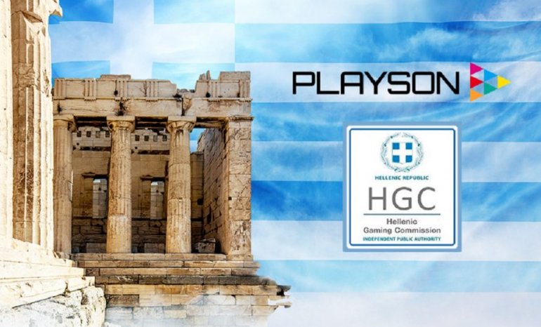 Playson, Греция, лицензия, онлайн казино, слоты, контент, 