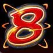 Символ 8 Red в Atomic 8s – Power Spin