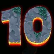 Символ 10 в Red Hot Volcano