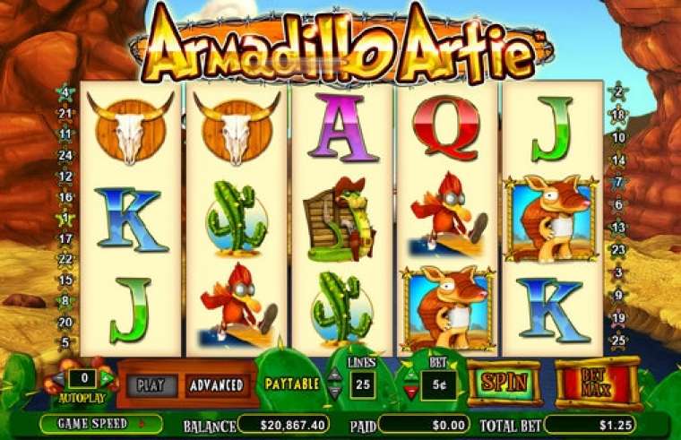 Онлайн слот Armadillo Artie играть