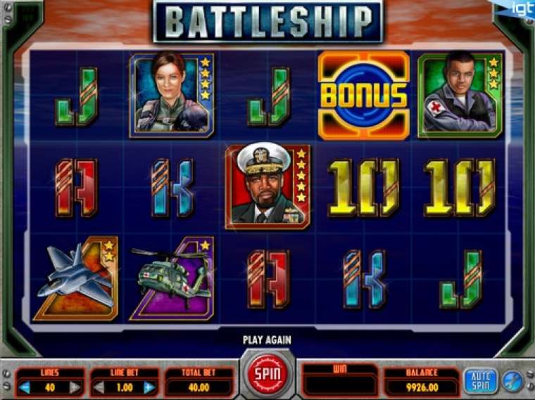 Видео покер Battleship демо-игра