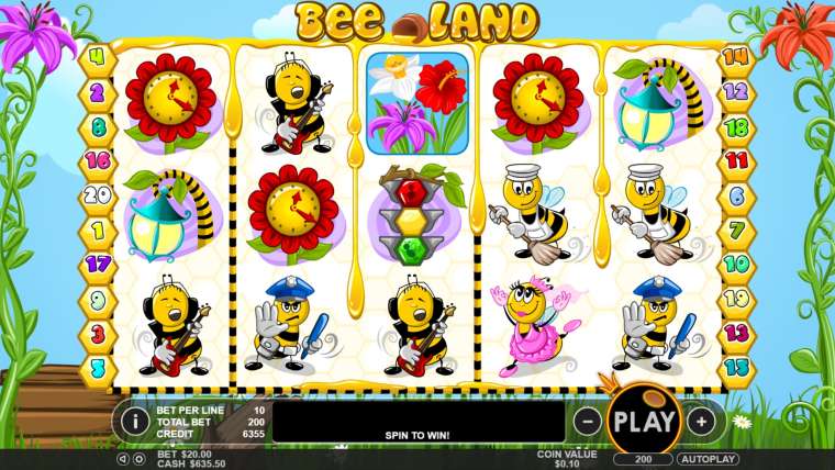 Видео покер Bee Land демо-игра