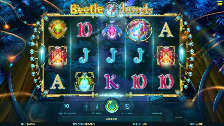 Видео покер Beetle Jewels демо-игра