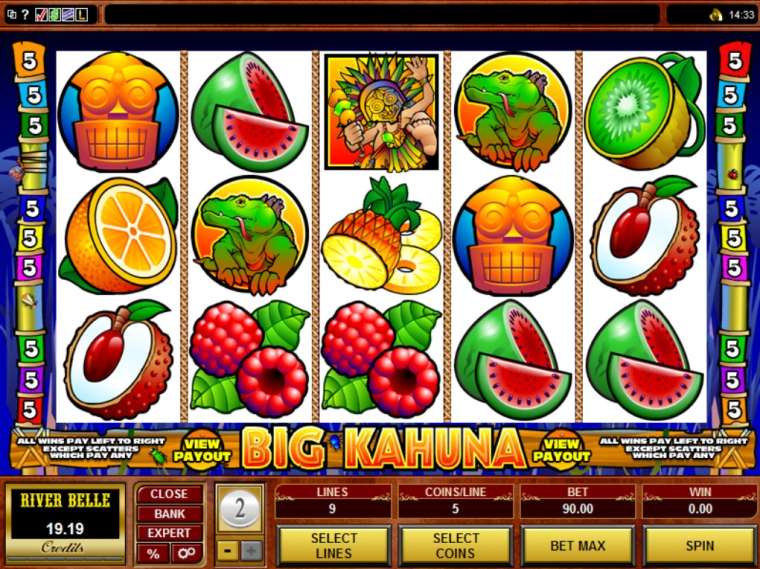 Видео покер Big Kahuna демо-игра