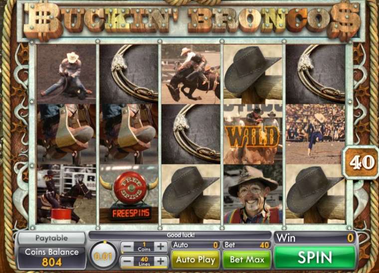 Онлайн слот Buckin’ Broncos играть