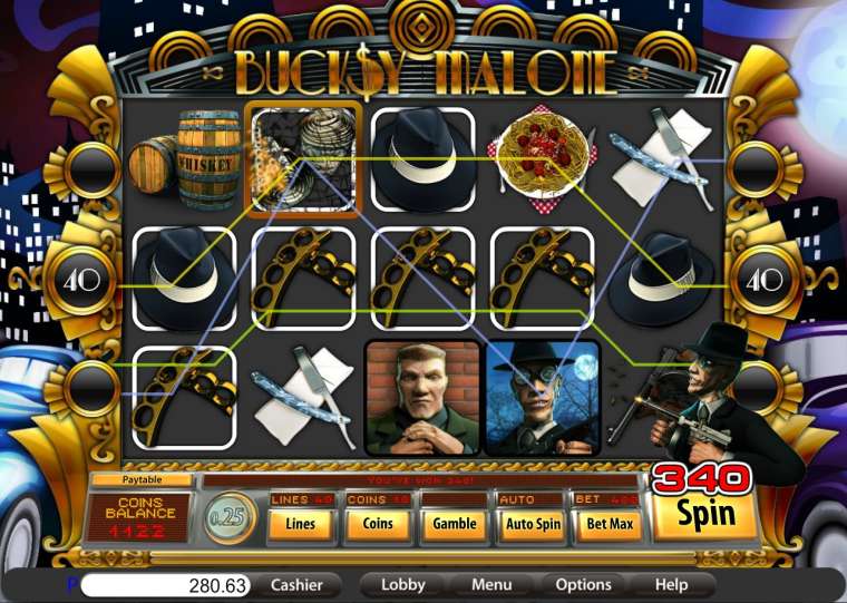 Видео покер Bucksy Malone демо-игра