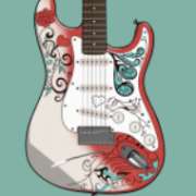 Символ Красная гитара в Jimi Hendrix
