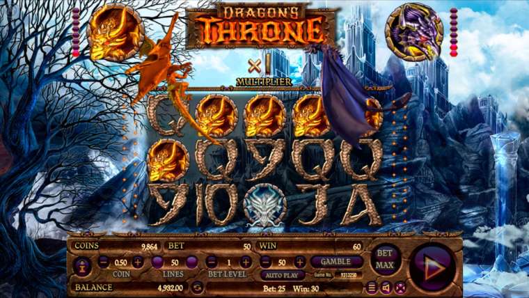 Видео покер Dragon’s Throne демо-игра
