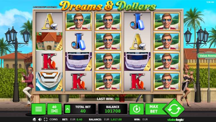 Видео покер Dreams and Dollars демо-игра