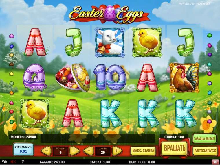 Видео покер Easter Eggs демо-игра