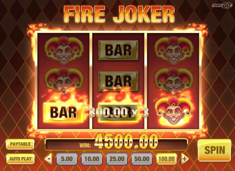 Видео покер Fire Joker демо-игра
