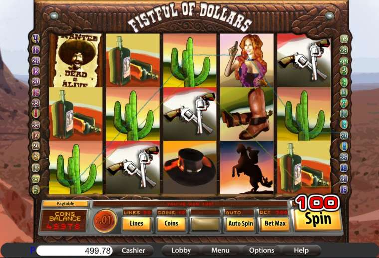 Видео покер Fistful of Dollars демо-игра