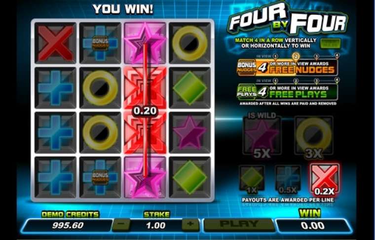 Видео покер Four by Four демо-игра
