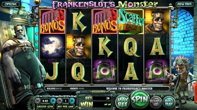 Видео покер Frankenslot’s Monster демо-игра