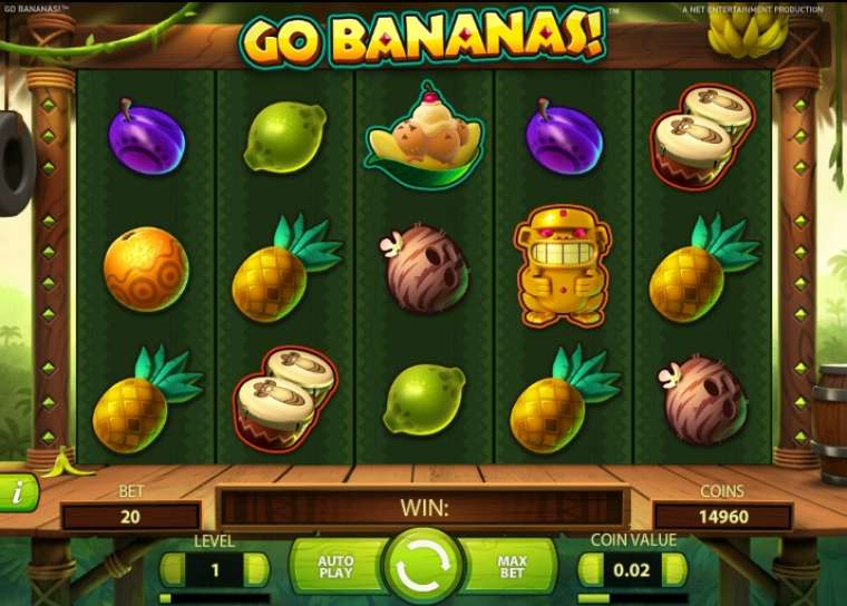 Видео покер Go Bananas! демо-игра