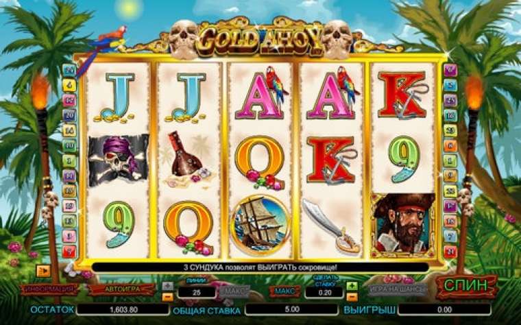Видео покер Gold Ahoy демо-игра