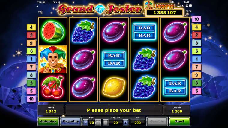 Видео покер Grand Jester демо-игра