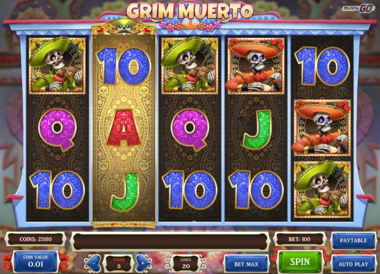 Видео покер Grim Muerto демо-игра