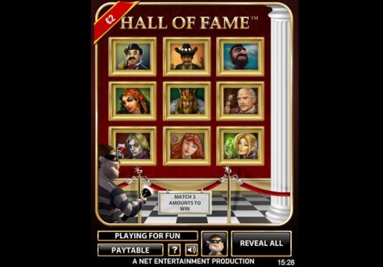 Видео покер Hall of Fame демо-игра