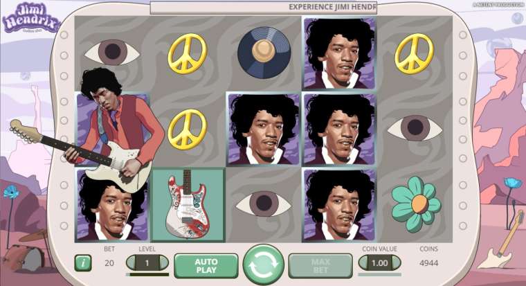 Видео покер Jimi Hendrix демо-игра