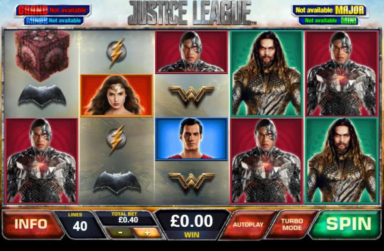 Онлайн слот Justice League играть