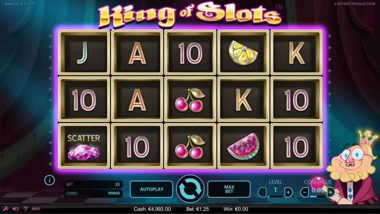 Видео покер King of Slots демо-игра
