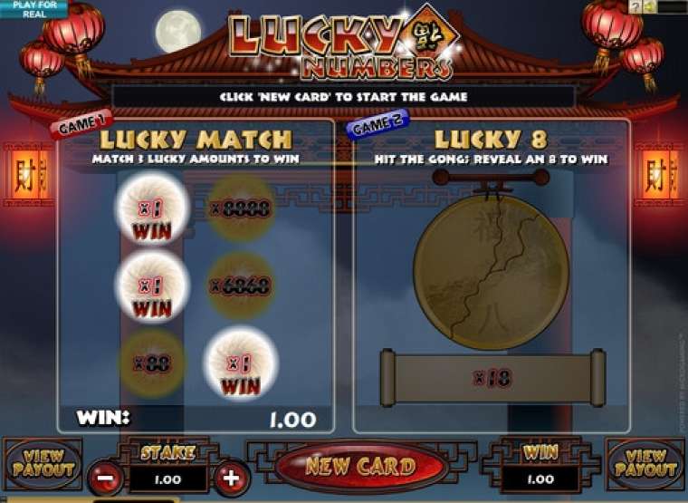Видео покер Lucky Numbers демо-игра