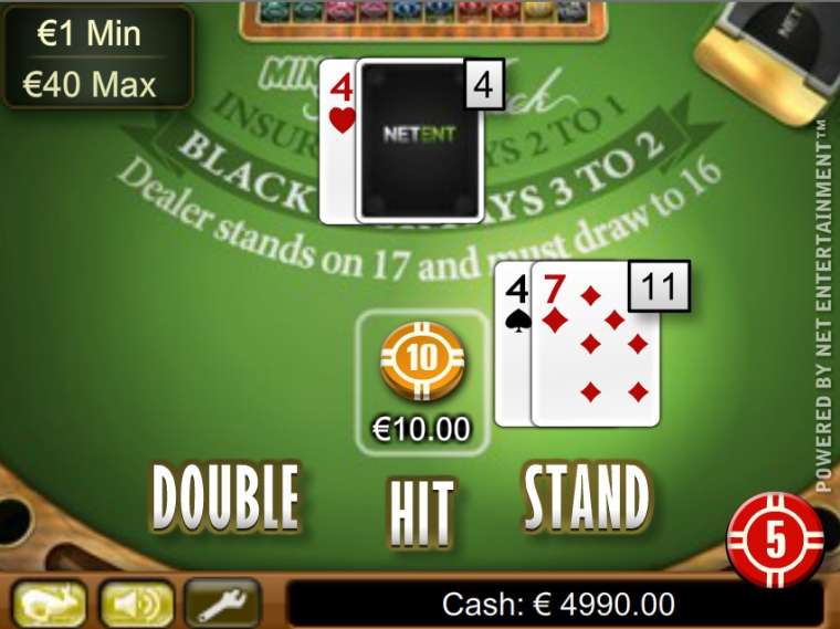 Видео покер Mini Blackjack демо-игра