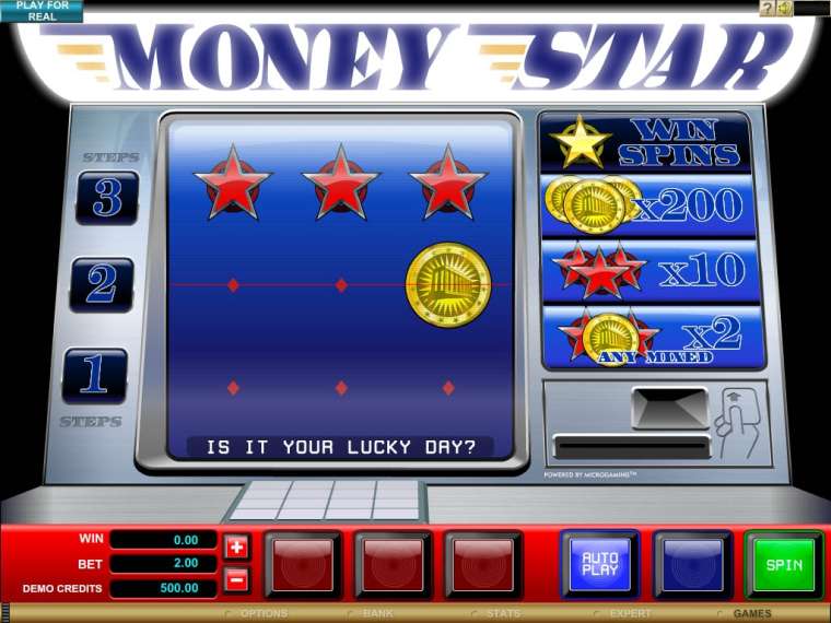 Видео покер Money Star демо-игра
