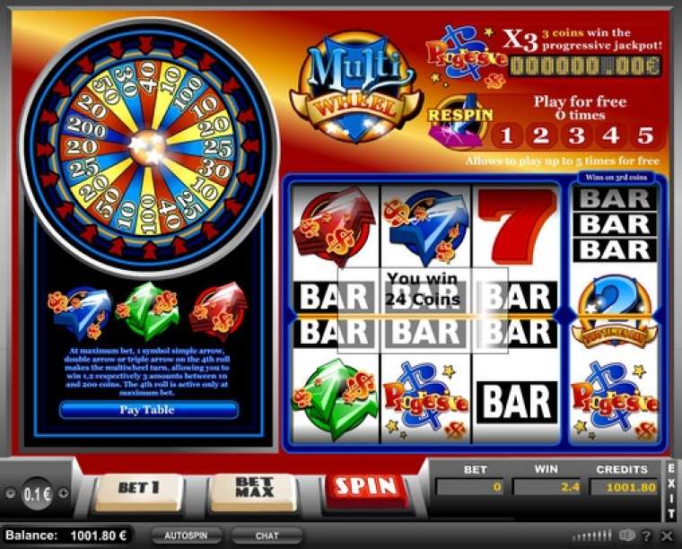 Видео покер Multi Wheel демо-игра