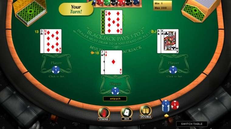Видео покер Multihand Blackjack демо-игра