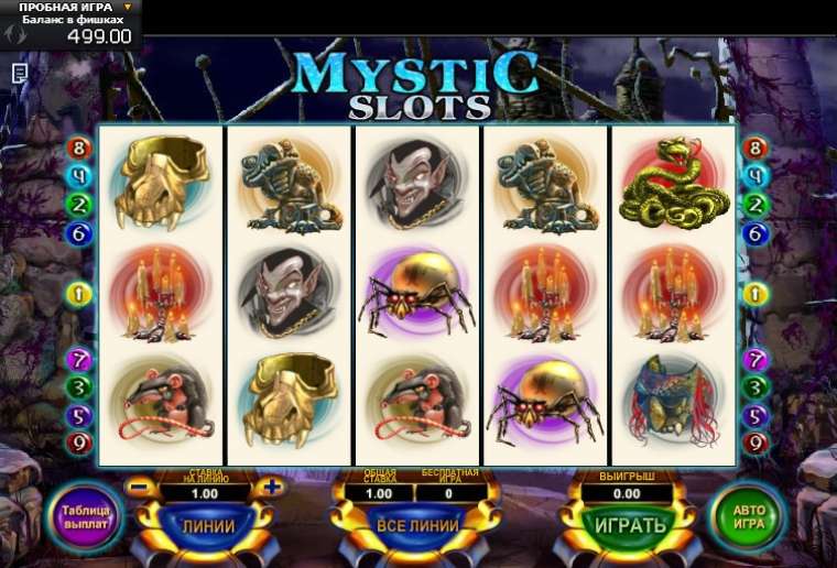 Онлайн слот Mystic Slots играть