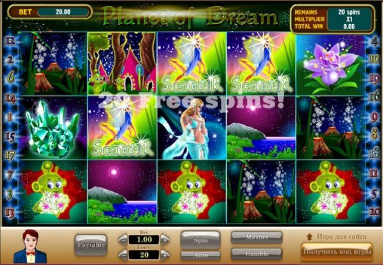 Видео покер Planet of Dream демо-игра
