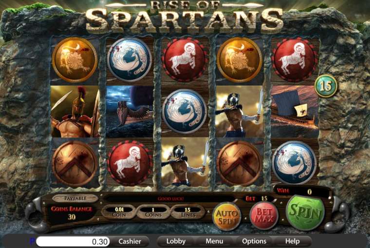 Онлайн слот Rise of Spartans играть