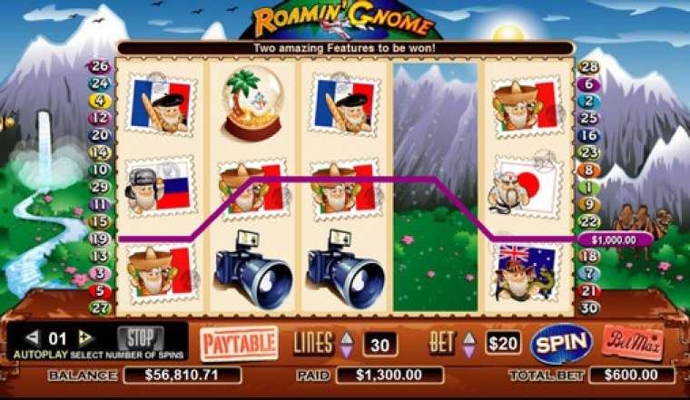 Онлайн слот Roamin’ Gnome играть