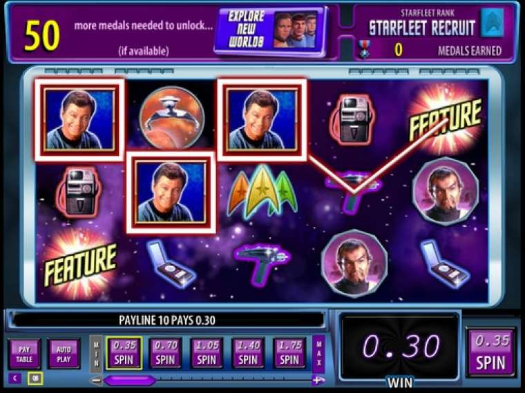 Видео покер Star Trek: Red Alert демо-игра