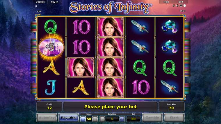 Видео покер Stories of Infinity демо-игра