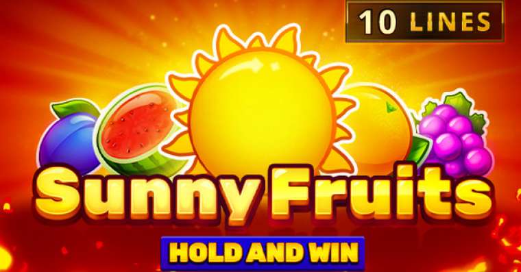 Видео покер Sunny Fruits: Hold and Win демо-игра