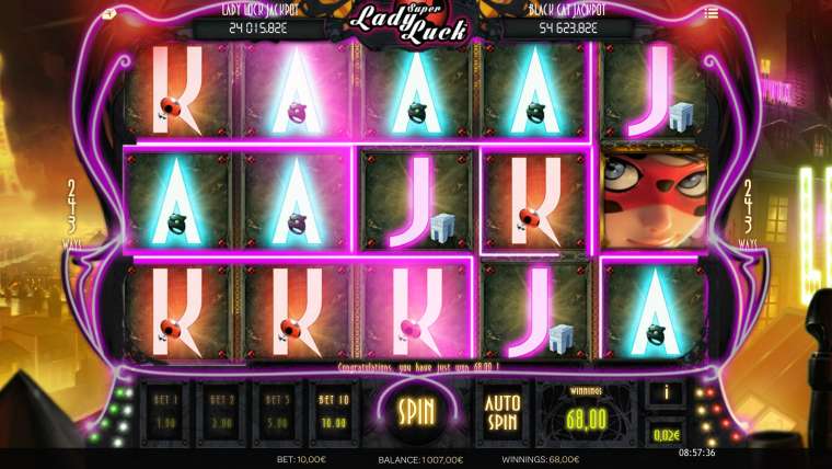 Видео покер Super Lady Luck демо-игра