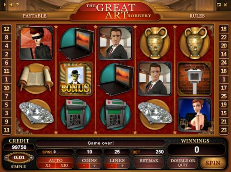 Онлайн слот The Great Art of Robbery играть