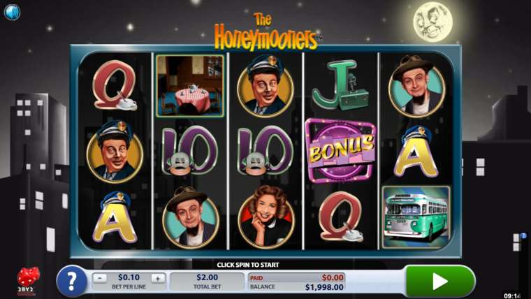 Видео покер The Honeymooners демо-игра