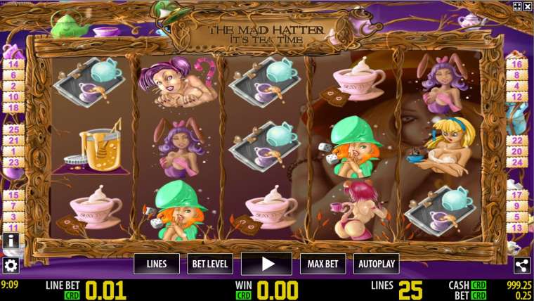 Видео покер The Mad Hatter – It’s Tea Time демо-игра