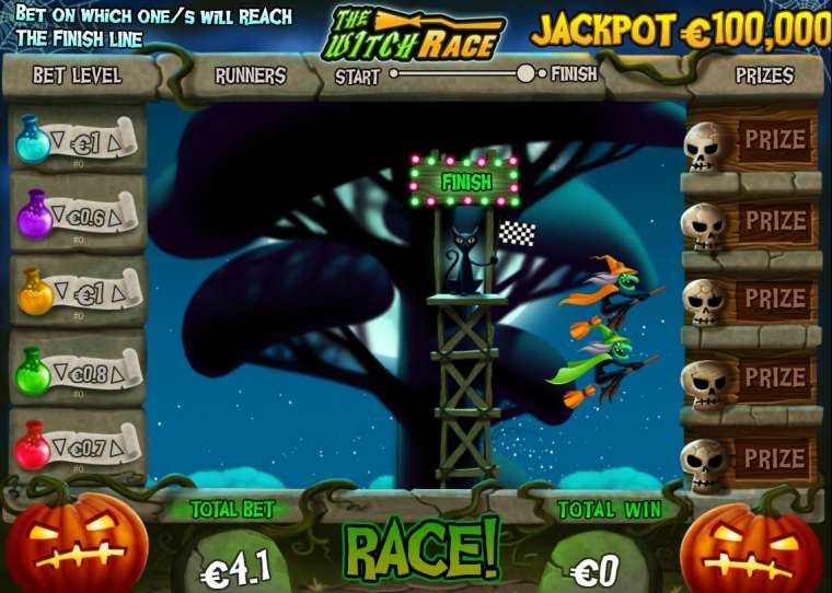 Видео покер The Witch Race демо-игра