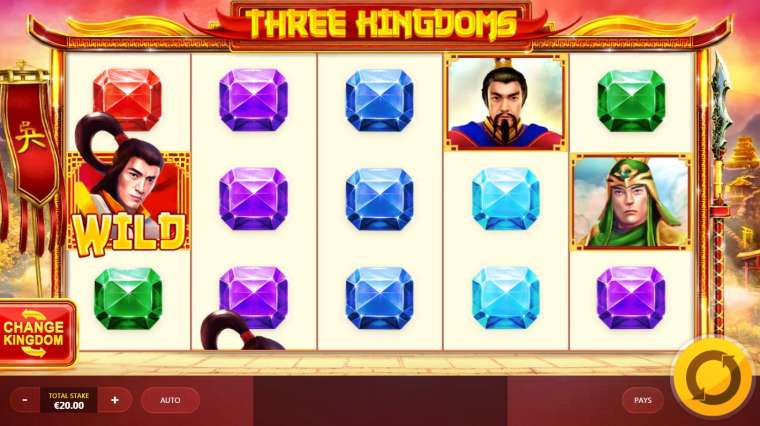 Видео покер Three Kingdoms демо-игра