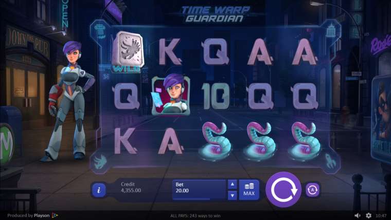 Видео покер Time Warp Guardians демо-игра