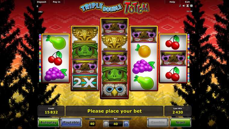 Видео покер Triple Double Totem демо-игра
