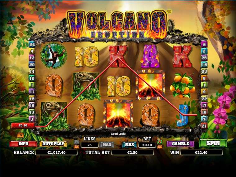 Видео покер Volcano Eruption демо-игра