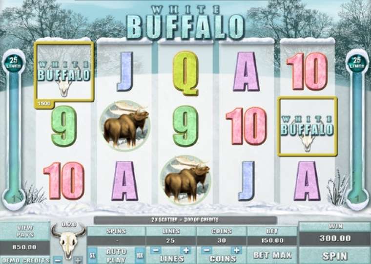 Видео покер White Buffalo демо-игра